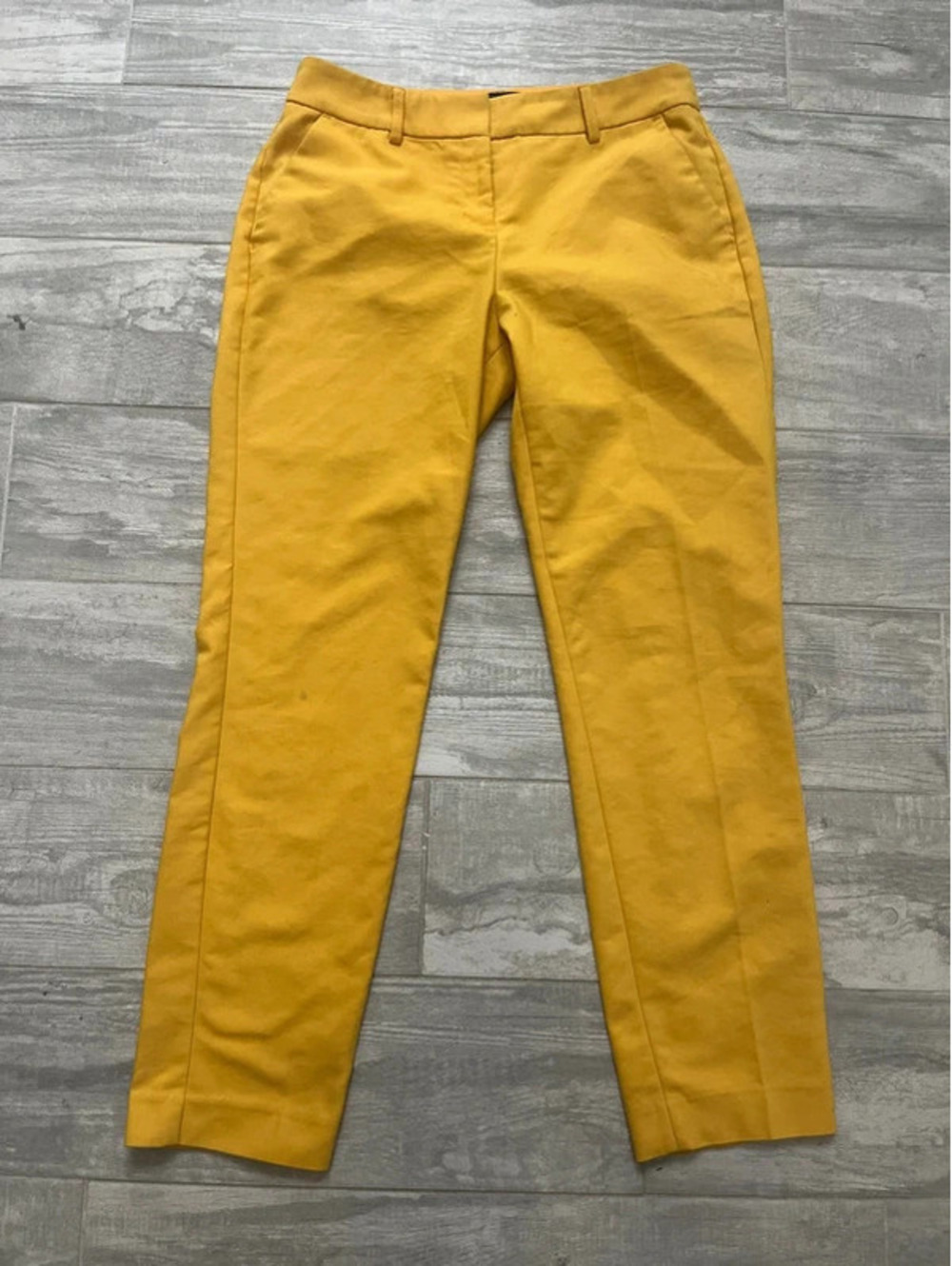 Express Yellow Stretch Dress Pants